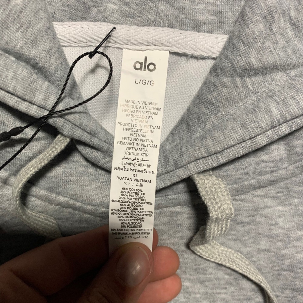 Alo Yoga Accolade Hoodie Sweatpants Set Womens Grey NWT Athleisure Loungewear - Picture 11 of 14